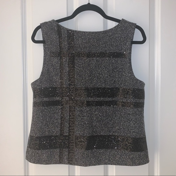 Banana Republic Sequin Herringbone Tank NWT - Picture 3 of 8
